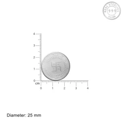 999 Silver Coin - Swastika (5g)