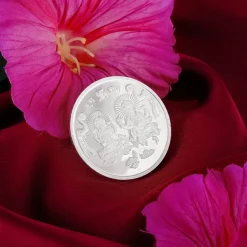 999 Silver Goddess Lakshmi and Lord Ganesh Coin - 10 g