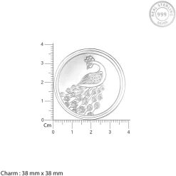 999 Silver Peacock Beauty Coin- 20g