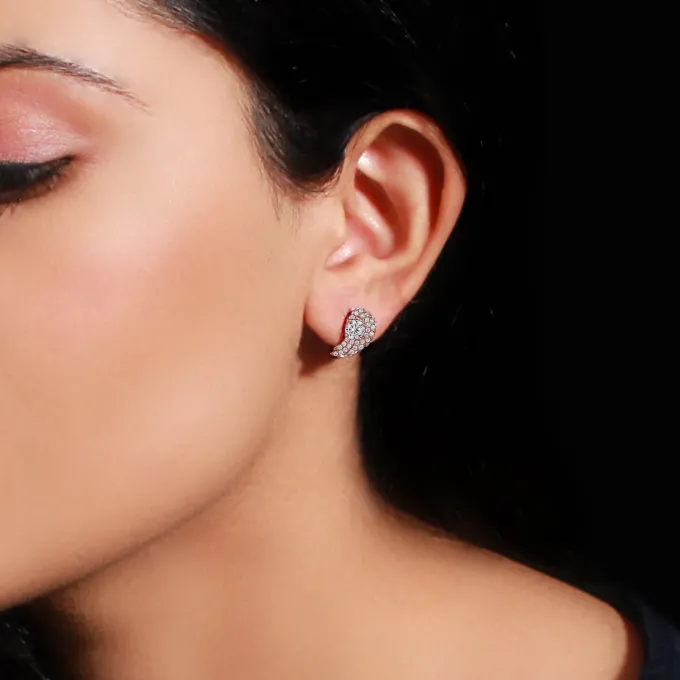 Aayesha’s Rose Gold Wing Studs