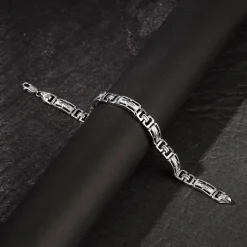 Aditya Roy Kapur Silver Classy Link Bracelet For Him