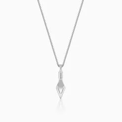 Aditya Roy Kapur Silver Kite Pendant with Box Chain For Him