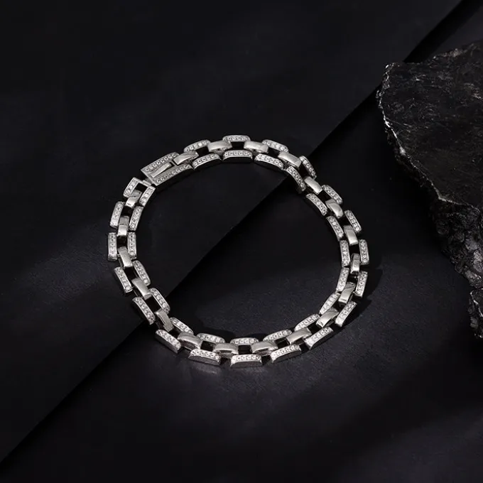 Aditya Roy Kapur Silver Quiet Ambition Bracelet For Him