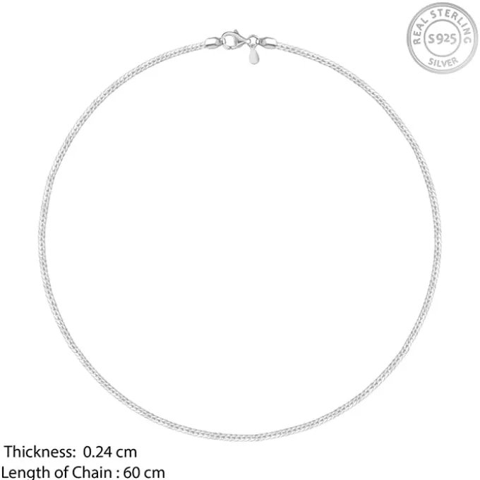 Aditya Roy Kapur Silver Verdure Chain For Him