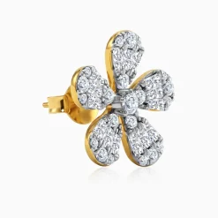 Anushka Sharma Gold Bloom Bold Lab Grown Diamond Earrings