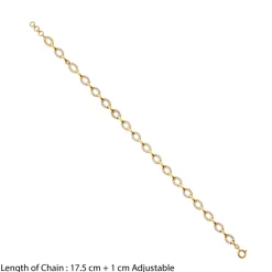 Anushka Sharma Gold Celestial Link Lab Grown Diamond Bracelet