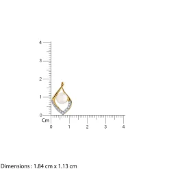 Anushka Sharma Gold Centre of Grace Lab Grown Diamond Pendant