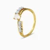 Anushka Sharma Gold Centre of Calm Lab Grown Diamond Ring (Size 12)