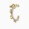 Anushka Sharma Gold Crystal Orbit Lab Grown Diamond Earrings