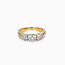 Anushka Sharma Gold Eternal Frame Lab Grown Diamond Ring (Size 12)