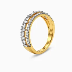 Anushka Sharma Gold Eternal Frame Lab Grown Diamond Ring (Size 12)