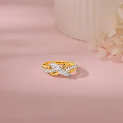 Anushka Sharma Gold Everlasting Lab Grown Diamond Ring