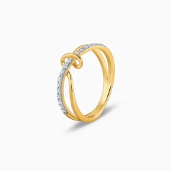 Anushka Sharma Gold Forever Knot Diamond Ring