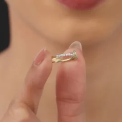 Anushka Sharma Gold Forever Knot Diamond Ring
