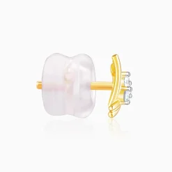 Anushka Sharma Gold Geometric Trio Diamond Earrings