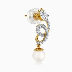 Anushka Sharma Gold Gleaming Shine Lab Grown Diamond Earrings