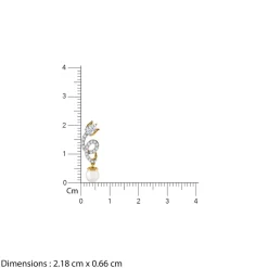Anushka Sharma Gold Gleaming Shine Lab Grown Diamond Earrings