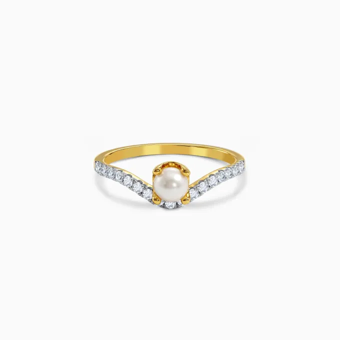 Anushka Sharma Gold Gracieux Shine Lab Grown Diamond Ring (Size 12)