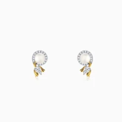Anushka Sharma Gold Lotus Within Lab Grown Diamond Earrings