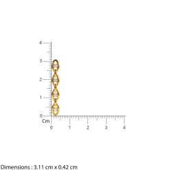 Anushka Sharma Gold Luminous Veil Lab Grown Diamond Earrings
