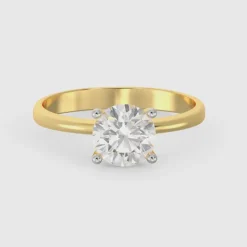 Anushka Sharma Gold Mystic Aura Solitaire Diamond Ring