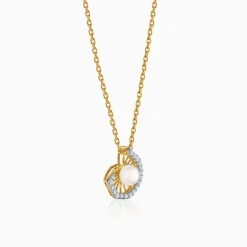 Anushka Sharma Gold Ocaso Lab Grown Diamond Pendant
