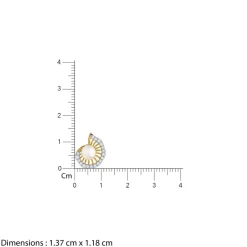 Anushka Sharma Gold Ocaso Lab Grown Diamond Pendant
