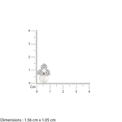 Anushka Sharma Gold Pearl Bud Story Lab Grown Diamond Pendant
