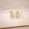 Anushka Sharma Gold Pure Flora Diamond Earrings
