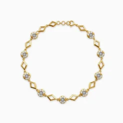Anushka Sharma Gold Starlight Mosaic Lab Grown Diamond Bracelet