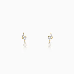 Anushka Sharma Gold Viera Lab Grown Diamond Earrings