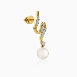 Anushka Sharma Gold Viera Lab Grown Diamond Earrings