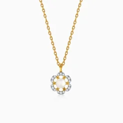 Anushka Sharma Gold Zahra Shine Lab Grown Diamond Pendant