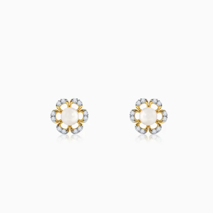 Anushka Sharma Gold Zahra Shine Lab Grown Diamond Studs