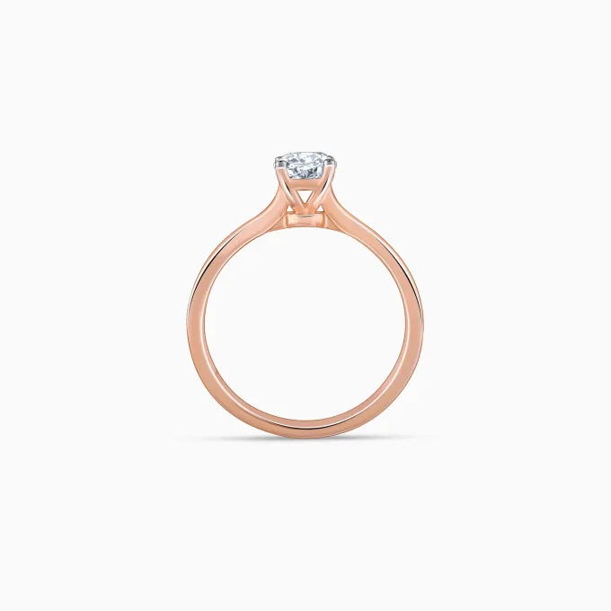 Anushka Sharma Rose Gold Joy Solitaire Lab Grown Diamond Ring