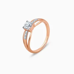 Anushka Sharma Rose Gold Empyrean Solitaire Lab Grown Diamond Ring