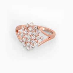 Anushka Sharma Rose Gold Spectacular Diamond Ring