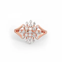 Anushka Sharma Rose Gold Spectacular Diamond Ring