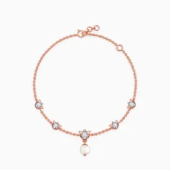 Anushka Sharma Rose Gold Seren Lotus Lab Grown Diamond Bracelet