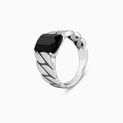Black Rhodium Impeccable Ring For Him