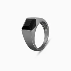 Black Rhodium Jazz Up Ring For Him