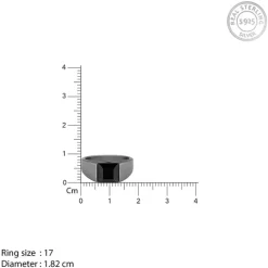 Black Rhodium Jazz Up Ring For Him
