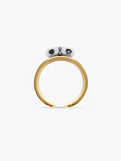 Bold Heart Dual Tone Ring (Size 14)