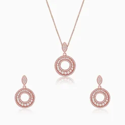 Classic Rose Gold Set with Box Chain