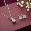 Classic Silver Zircon Set