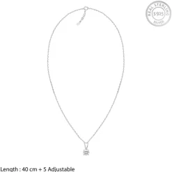 Classic Silver Zircon Set