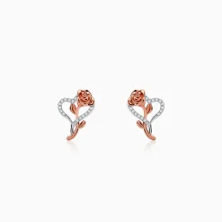Dual Tone Bloom Rebel Earrings
