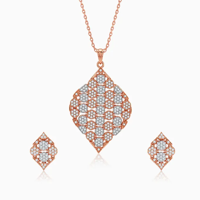 Dual Tone Celeste Grove Silver Set