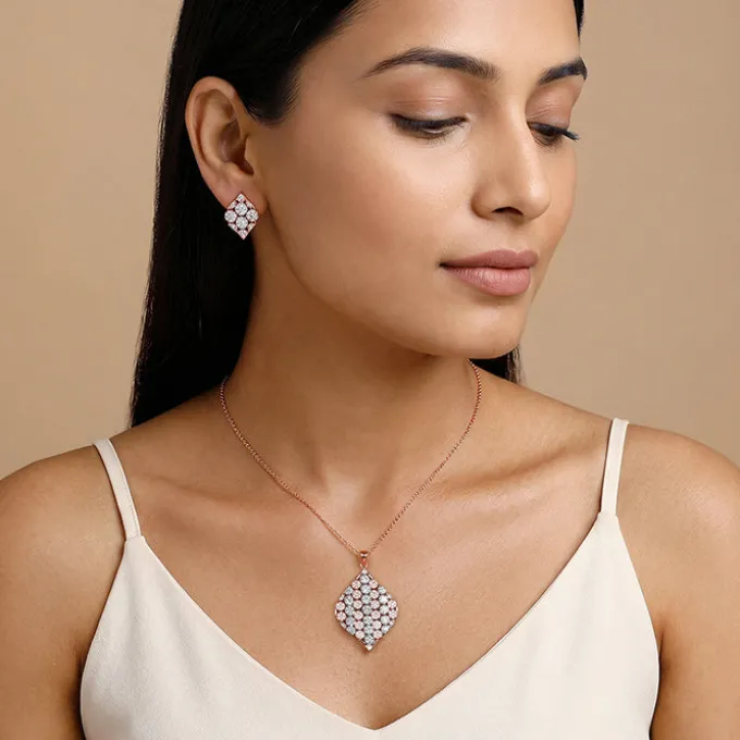 Dual Tone Celeste Grove Silver Set