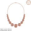 Dual Tone Evelia Silver Necklace